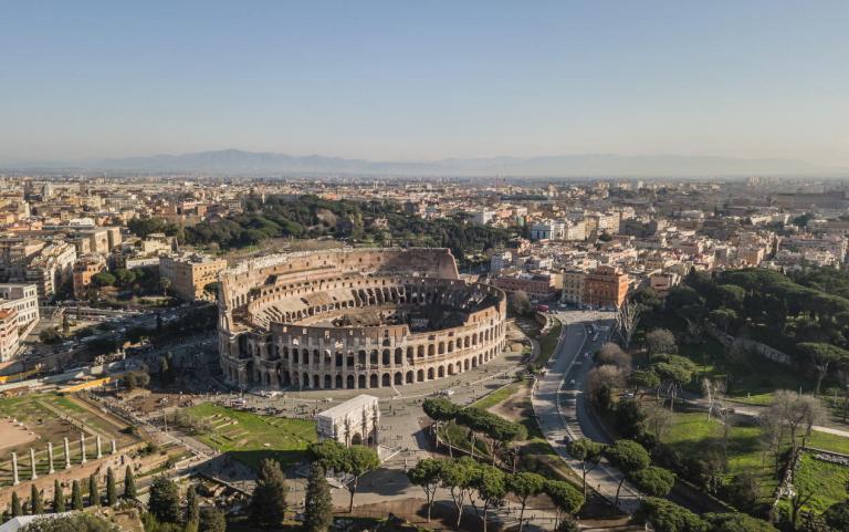 Colosseum Aerial Views - Colosseum Rome Tickets