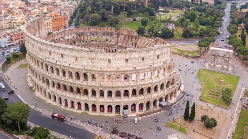 Colosseum Aerial Views