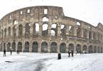 Colosseum under Snow