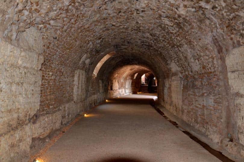 Colosseum basement tunnel, Rome, Italy (2)