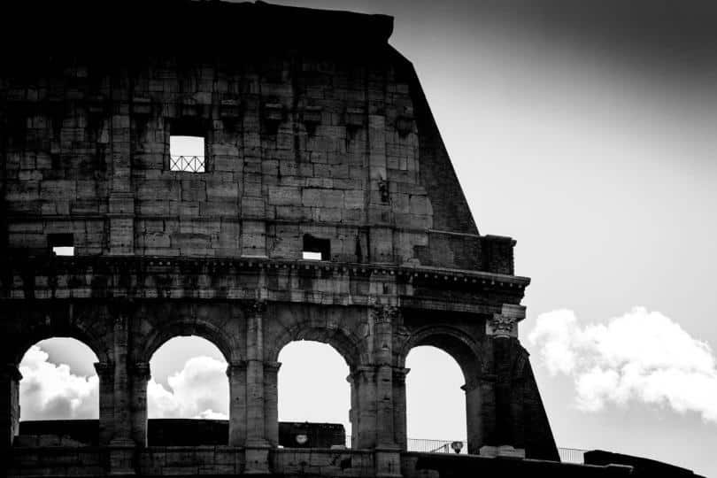Colosseum in Rome Italy , daylight.