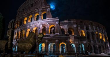 Colosseum by moonlight