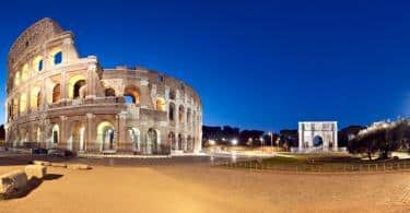 Colosseum by Night - Panorama View