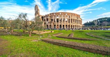 Rome, The Majestic Coliseum. Italy.