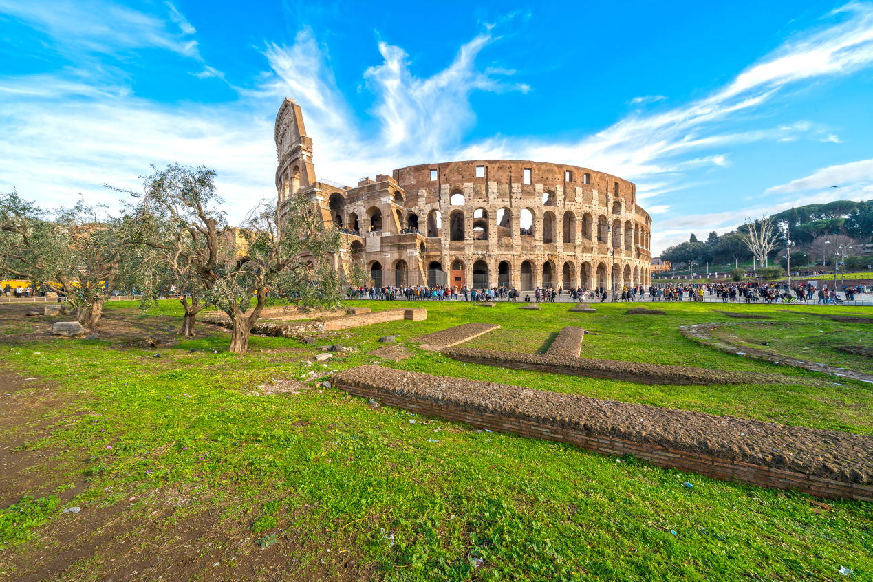 Rome, The Majestic Coliseum. Italy.