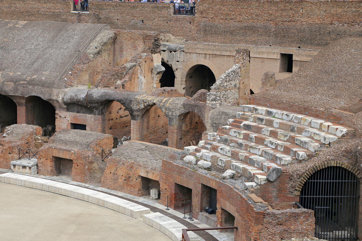 Seating in the Colosseum