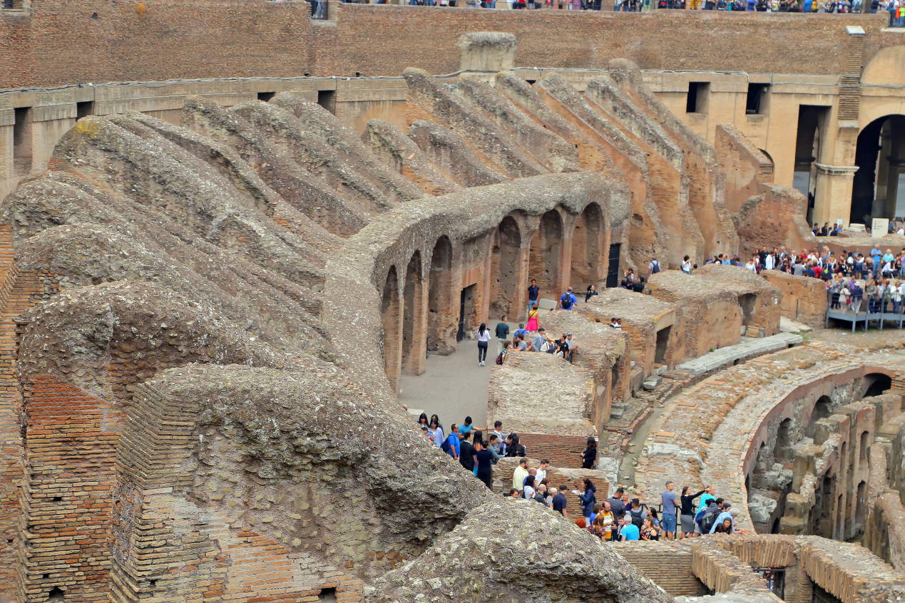 Seating in the Colosseum