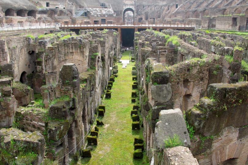 Underground of the Colosseum