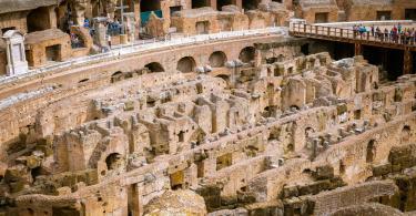 Underground of the Colosseum