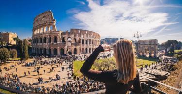 Panoramic views of Colosseum