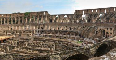 panorama, Arena of Colosseum or Flavian Amphitheatre