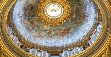 Interior Ceiling of St Peter's Basilica