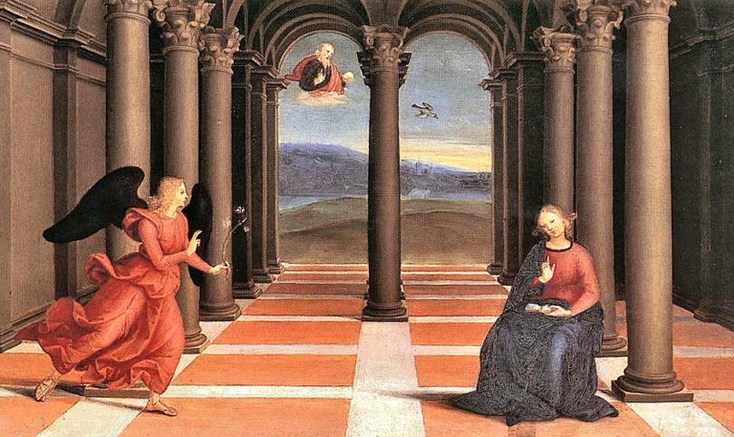 Raphael - The Annunciation - Art Gallery of Vatican