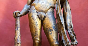 Statue of Hercules in the Vatican Museum.