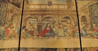 Tapestry of the Last Supper Taken from the work of Leonardo da Vinci (1452-1519). Vatican