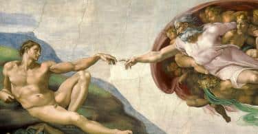 The Creation of Adam by Michelangelo, Sistine Chapel cieling