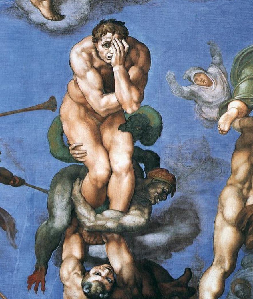 The Last Judgment - 1541-Michelangelo-Sistine Chapel
