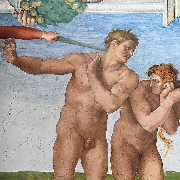The Original Sin - 1511- Michelangelo-Sistine Chapel