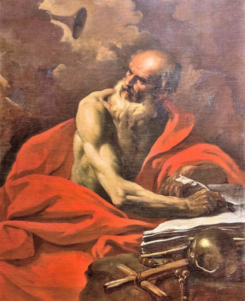 Vatican Art Gallery - Pier Francesco Mola - The penitent St. Jerome