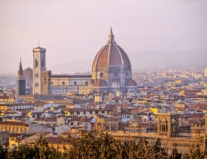  View of the Duomo from Piazzale Michelangelo - Florence, Italy