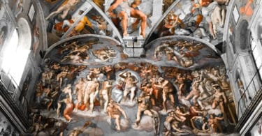 the Last Judgment and the ceiling of the Sistine chapel