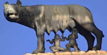 Capitoline Wolf Romulus Remus Statue