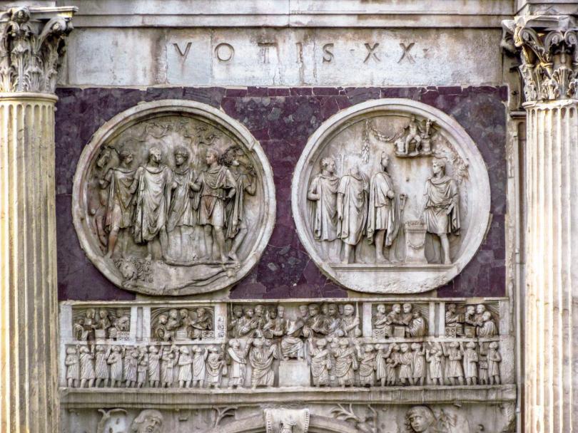 reliefs on Arch of Constantine