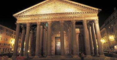 Pantheon by night.