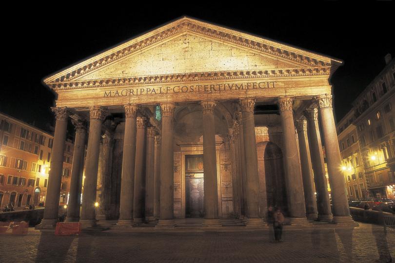 Pantheon by night.