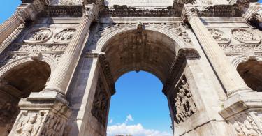 Inside of Arch of Constantine
