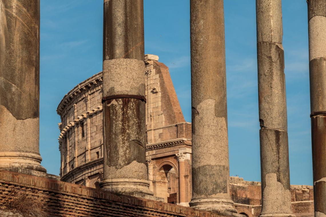 Temple of Venus and Roma Colosseum