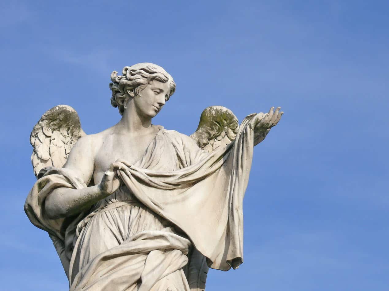 Angel with sudarium. Ponte Sant'Angelo