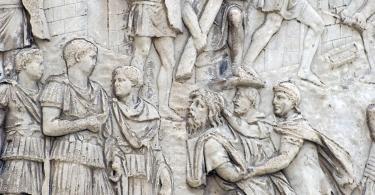 Carving detail, Trajan's Column (in Italian Colonna Traiana) (1)