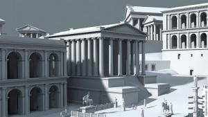 Temple of Saturn - Reconstruction 3D Model