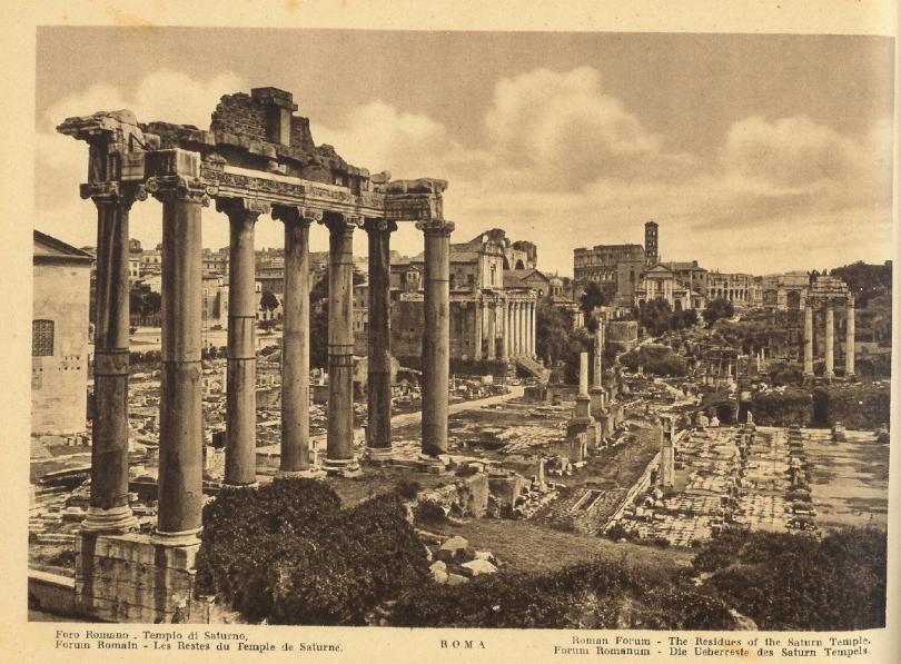 Temple of Saturn in Old Photos