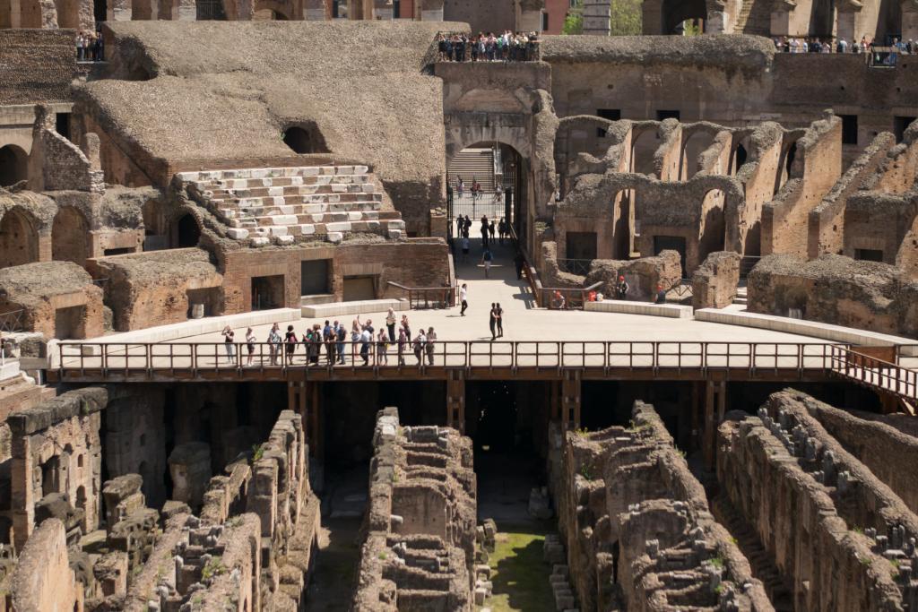 Colosseum Priority Entrance + Arena Floor, Roman Forum and Palatine Hill - inside the Colosseum in Rome. Great architectonical landmark. (2)
