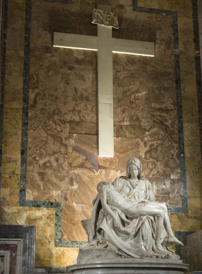 Michelangelo's Pieta in St. Peter's Basilica in Rome - Saint Peter's Basilica Self-Guided Tour