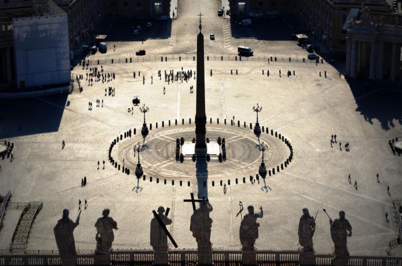 Rome Angels and Demons Guided Half-Day Tour - St. Peter square - Vatican City Map