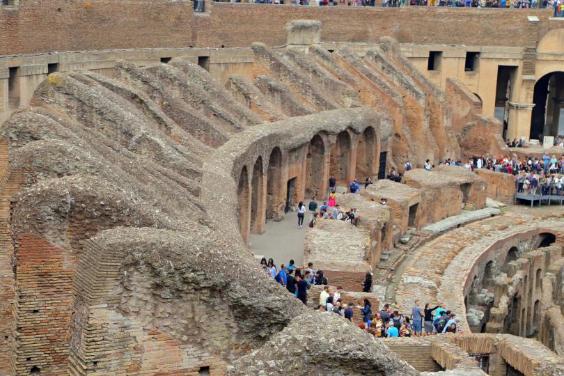 Small Group Colosseum and Roman Forum Guided Tour - Colosseum, Coliseum or Coloseo, Flavian Amphitheatre largest ever built symbol of ancient Roma city in Roman Empire. (2)