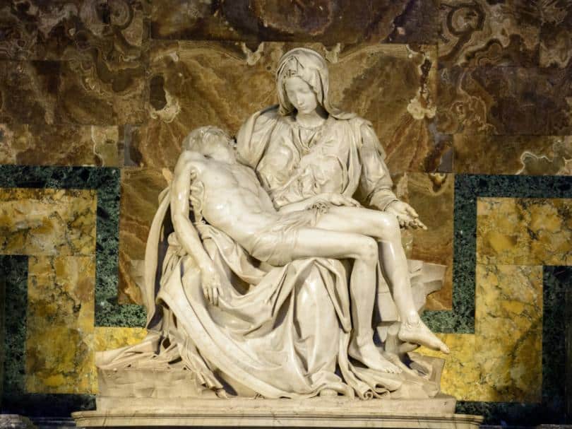 Vatican Museum, Sistine Chapel and St.Peter's Guided Tour - The famous sculpture of Pieta is the first famous sculpture by Michelangelo Buonarroti in St. Peter's Cathedral in the Vatican.