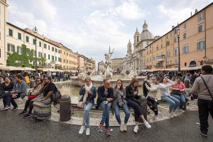 Pantheon, Piazza Navona, and Trevi Fountain Walking Tour