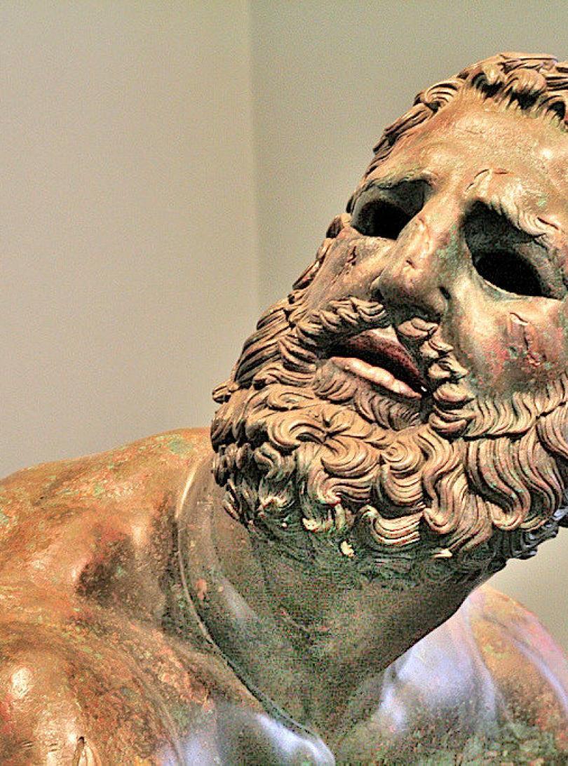 Resting Boxer, National Roman Museum, Rome, Italy (1)