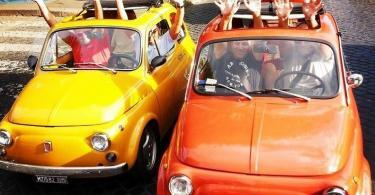 Rome Fiat 500 Driving Tour