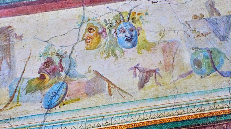 Wall decorations of the Villa Farnesia,National Roman Museum, Rome, Italy (11)