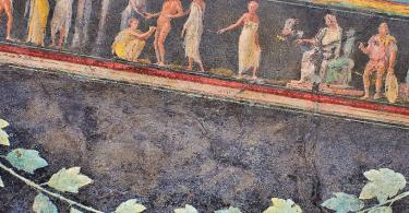 Wall decorations of the Villa Farnesia,National Roman Museum, Rome, Italy (14)