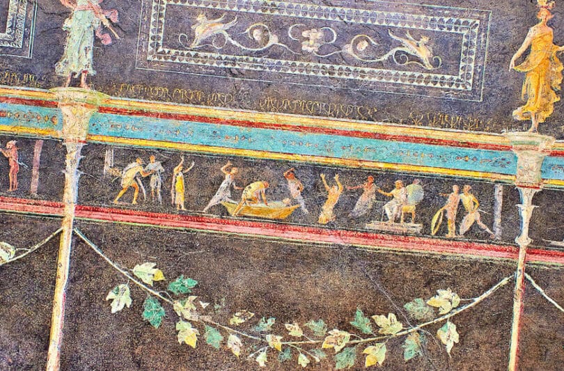 Wall decorations of the Villa Farnesia,National Roman Museum, Rome, Italy (15)