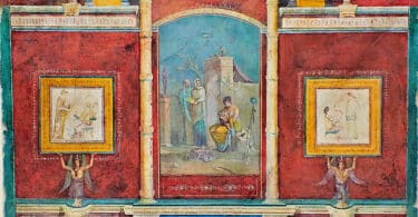 Wall decorations of the Villa Farnesia,National Roman Museum, Rome, Italy (4)