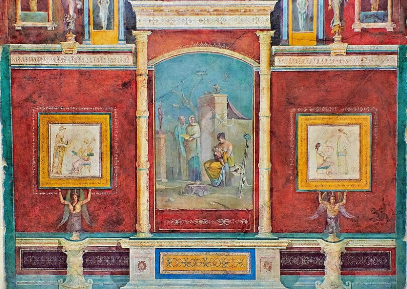 Wall decorations of the Villa Farnesia,National Roman Museum, Rome, Italy (4)