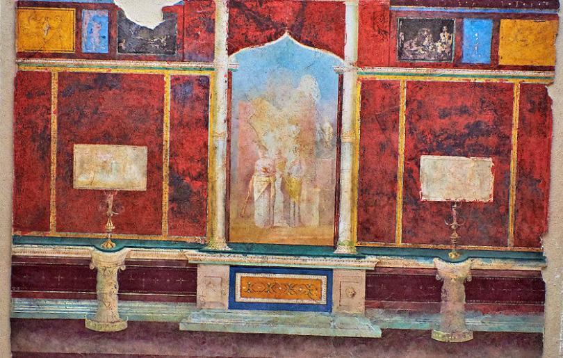 Wall decorations of the Villa Farnesia,National Roman Museum, Rome, Italy (6)