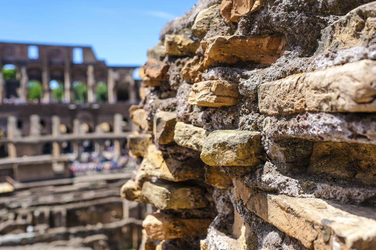 Building Materials of the Colosseum Colosseum Rome Tickets